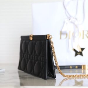 Replica Dior Miss Caro Noire Clutch - best quality luxury bag dupe