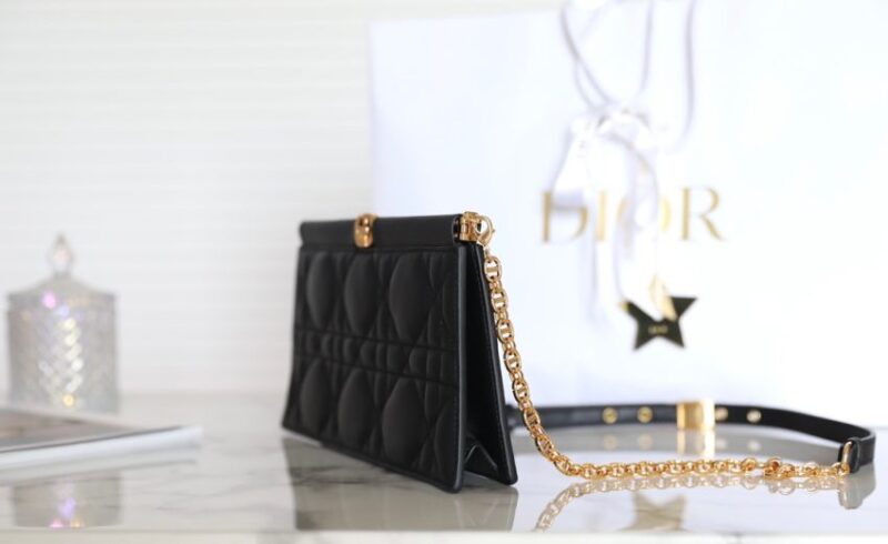 Replica Dior Miss Caro Noire Clutch - best quality luxury bag dupe