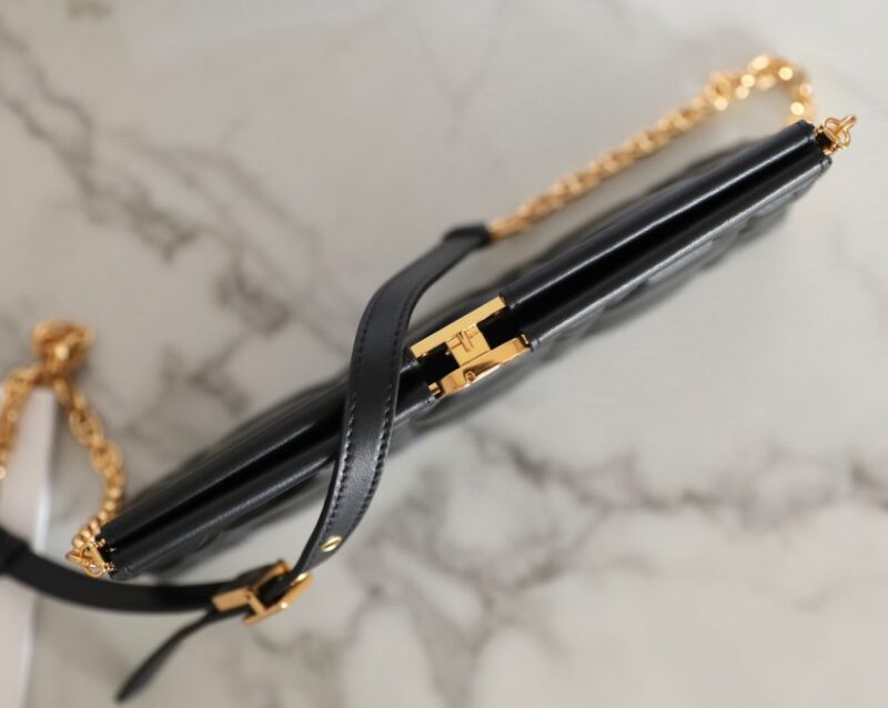 Replica Dior Miss Caro Noire Clutch - near-authentic luxury replica handbag