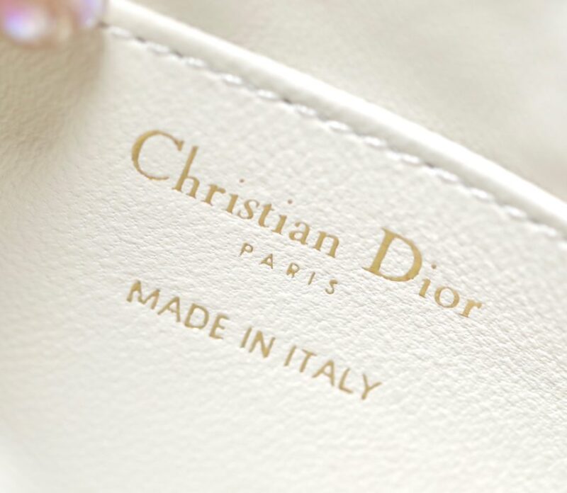 Replica Dior Miss Caro Noire Clutch White - high-quality designer bag clone