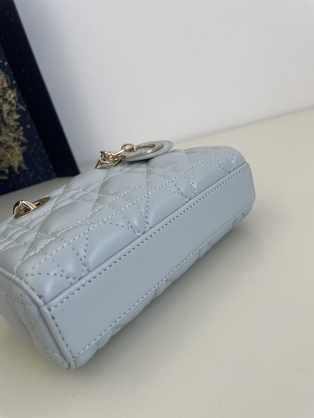 Replica Dior Lady D-Joy Mini Bag Sky Blue - authentic-look luxury purse replica