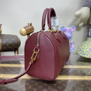 Replica Louis Vuitton Speedy Bandouliere 25 Bordeaux - high-accuracy replica luxury purse