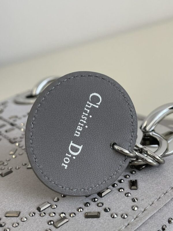 Replica Lady Dior Mini Satin Grey - best-selling designer handbag dupe