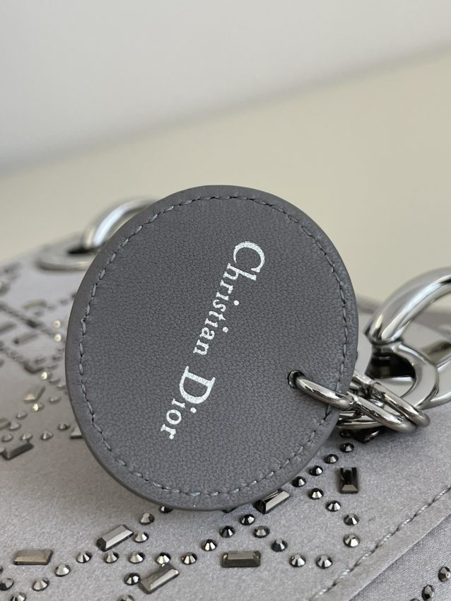 Replica Lady Dior Mini Satin Grey - best-selling designer handbag dupe