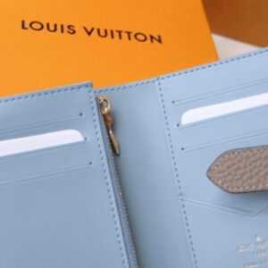 Replica Louis Vuitton Vertical Compact Wallet Beige - near-authentic luxury replica handbag