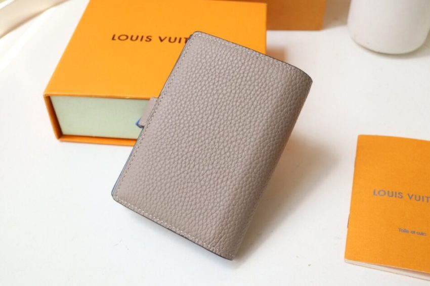 Replica Louis Vuitton Vertical Compact Wallet Beige - 1:1 designer replica handbag