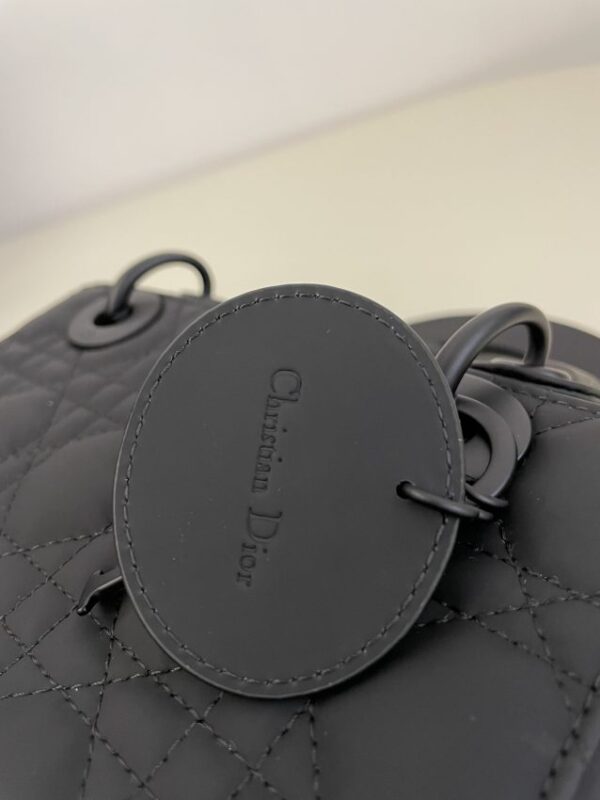 Replica Lady Dior Matte Black ABC - premium-grade designer purse dupe
