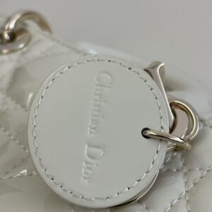 Replica Dior Lady D-Joy Mini Bag White Patent - best-selling designer handbag dupe