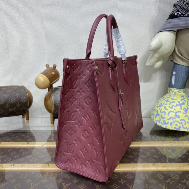 Replica LV OnTheGo Bordeaux - best-selling designer handbag dupe