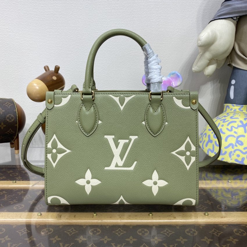 Replica LV OnTheGo PM Green - ultra-realistic fake designer tote