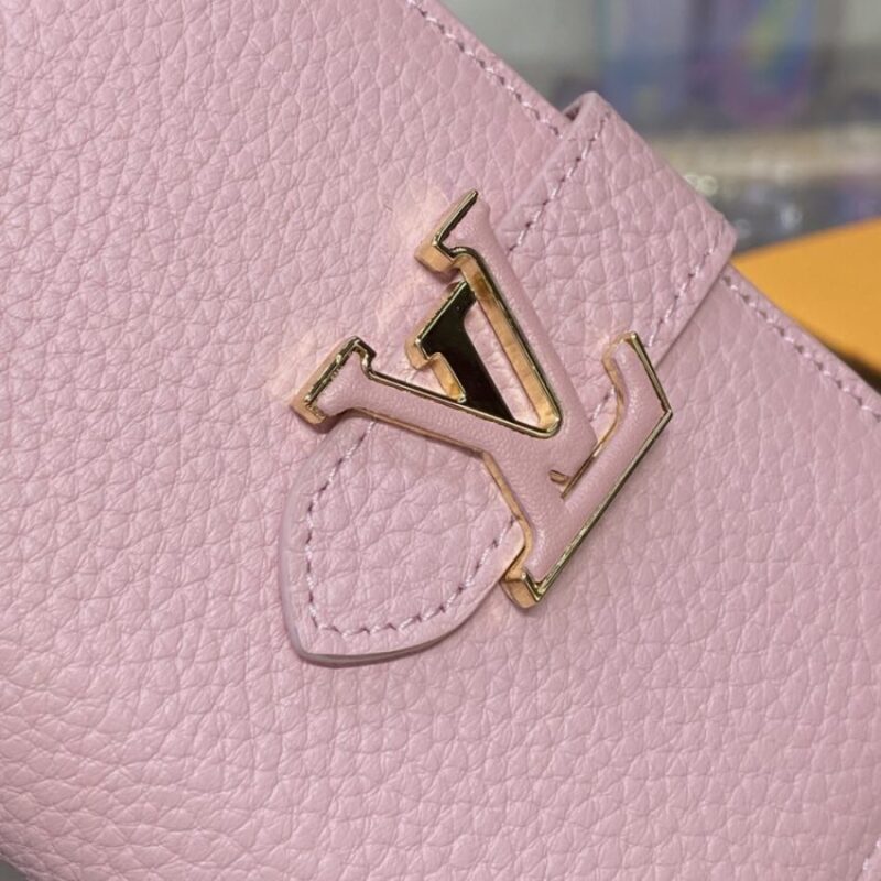 Replica Louis Vuitton Vertical Compact Wallet Pink - best-selling designer handbag dupe
