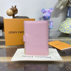 Replica Louis Vuitton Vertical Compact Wallet Pink - realistic designer-inspired fake bag