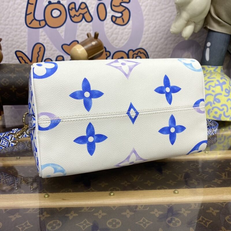 Replica Louis Vuitton Speedy Bandouliere 25 Blue - near-authentic luxury replica handbag