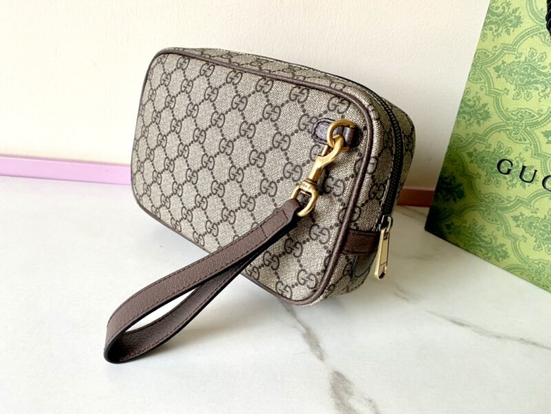 Replica Gucci Ophidia GG Clutch Beige - elite superclone designer purse