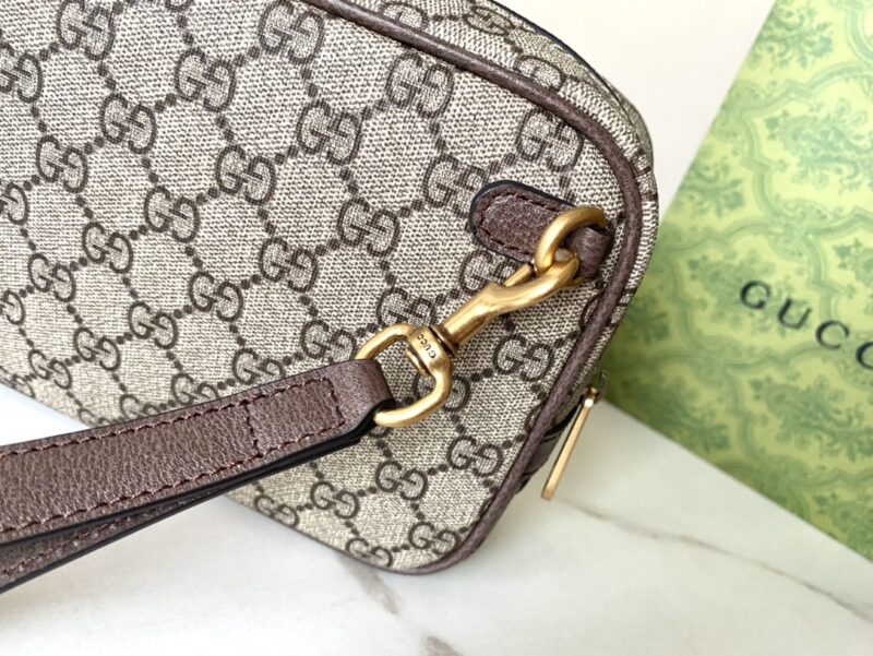 Replica Gucci Ophidia GG Clutch Beige - ultra-realistic fake designer tote