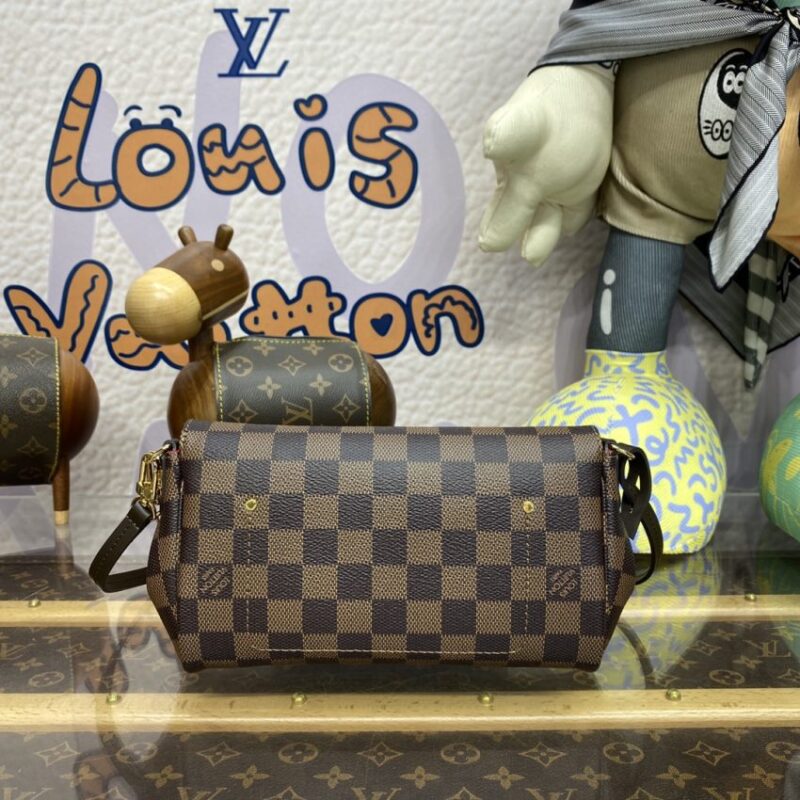 Replica Louis Vuitton Favorite Brown Grid - high-accuracy replica luxury purse