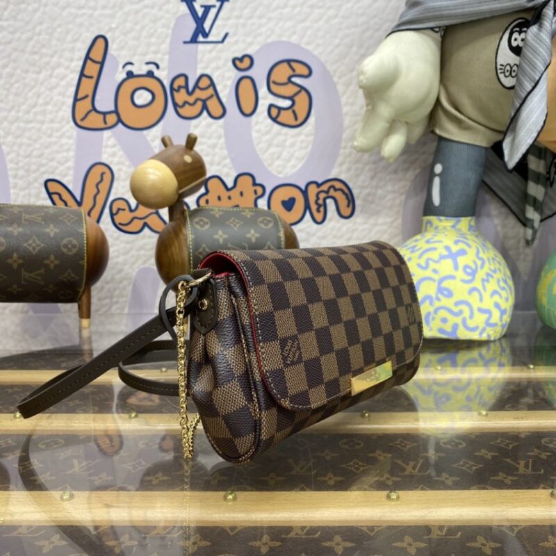 Replica Louis Vuitton Favorite Brown Grid - high-end fake designer purse