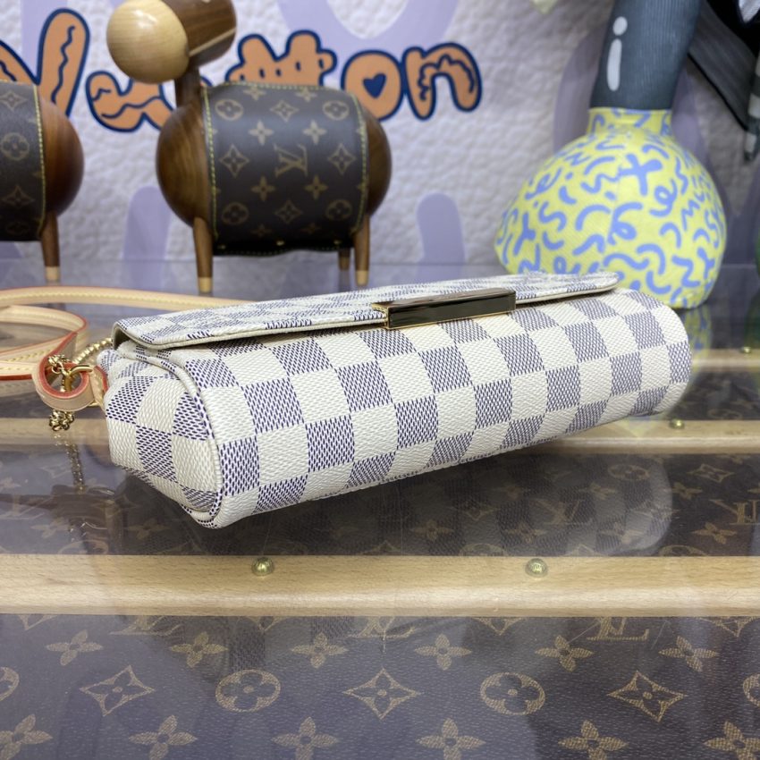 Replica Louis Vuitton Favorite White Grid - high-quality designer bag clone