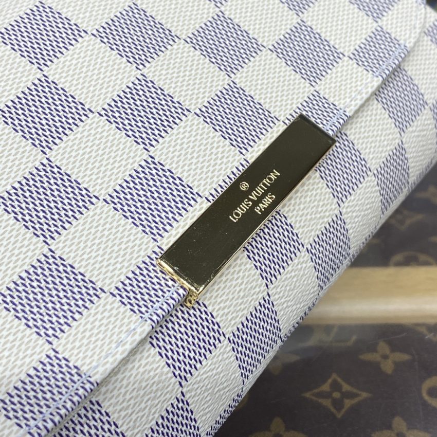 Replica Louis Vuitton Favorite White Grid - high-accuracy replica luxury purse