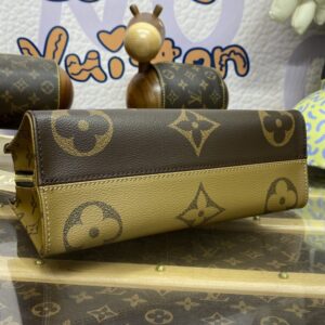 Replica LV OnTheGo East West Brown - high-accuracy replica luxury purse