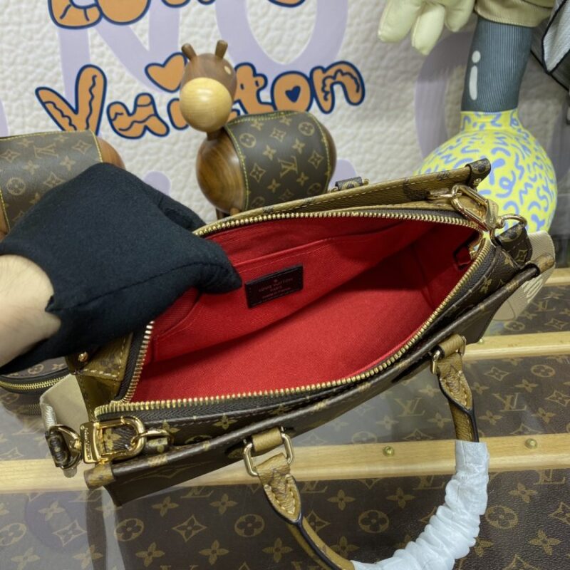 Replica LV OnTheGo East West Brown - high-accuracy replica luxury purse