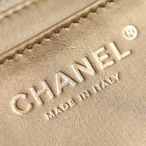 Replica CHANEL CF 20 cm Golden Ball White - best quality luxury bag dupe