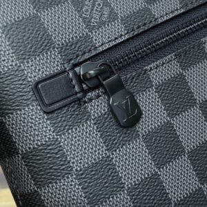 Replica Louis Vuitton Takeoff Pouch Black Grid - high-end fake designer purse