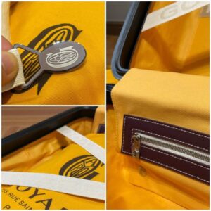 Replica Goyard Bourget Travel Suitcase Bordeaux - elite superclone designer purse