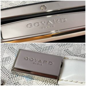 Replica Goyard Bourget Travel Suitcase White - 1:1 designer replica handbag