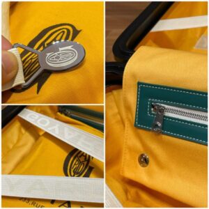 Replica Goyard Bourget Travel Suitcase Green - authentic-look luxury purse replica