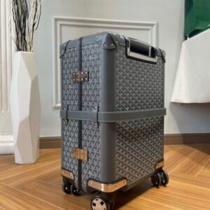 Replica Goyard Bourget Travel Suitcase Grey - ultra-realistic fake designer tote