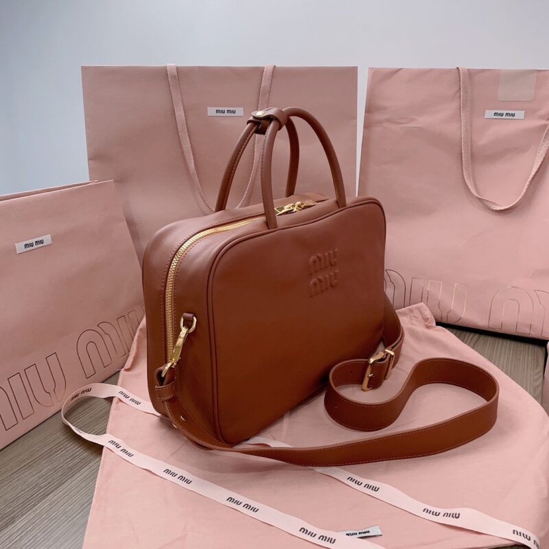 Replica Miu Miu Arcadie Brown - elite superclone designer purse