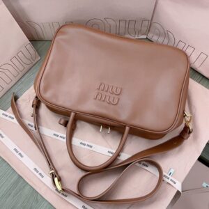 Replica Miu Miu Arcadie Brown - premium-grade designer purse dupe