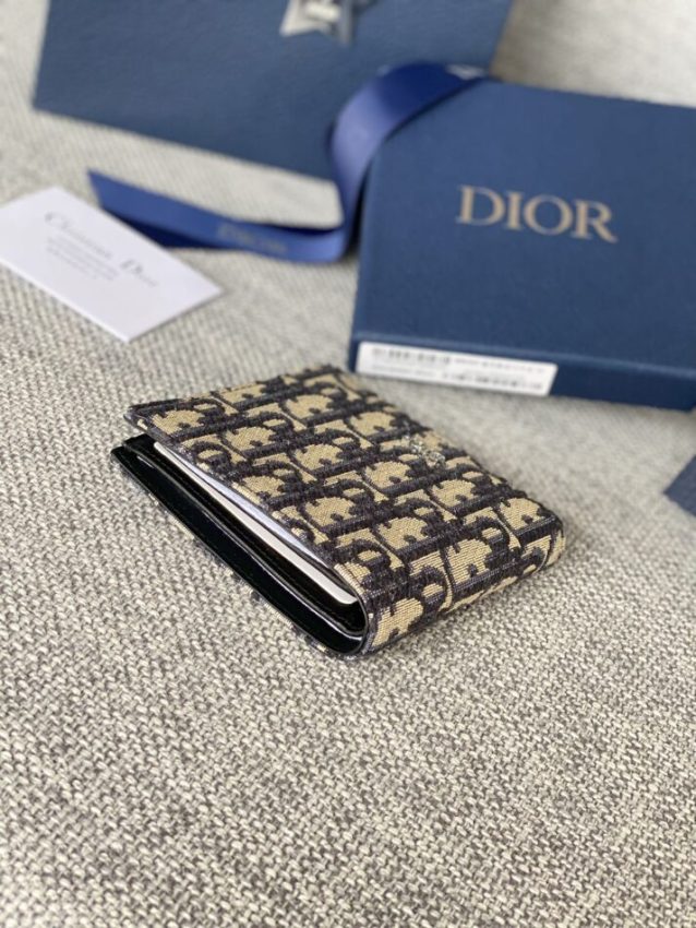 Replica Dior Jacquard Wallet - 1:1 designer replica handbag