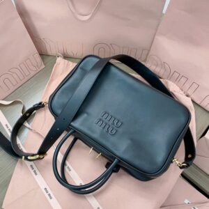 Replica Miu Miu Arcadie Black - authentic-look luxury purse replica