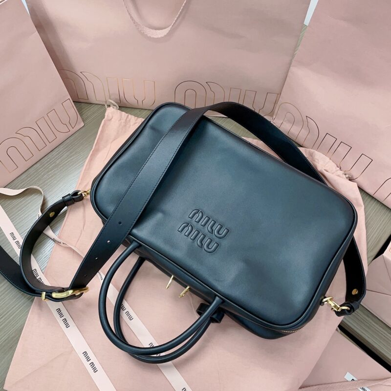 Replica Miu Miu Arcadie Black - authentic-look luxury purse replica