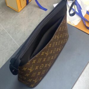 Replica Louis Vuitton Pochette Voyage Souple Brown - 1:1 designer replica handbag