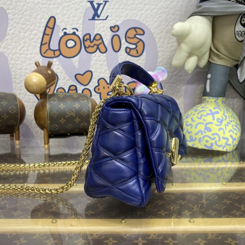 Replica Louis Vuitton Go-14 Blue - near-authentic luxury replica handbag