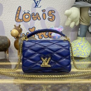 Replica Louis Vuitton Go-14 Blue - best quality luxury bag dupe