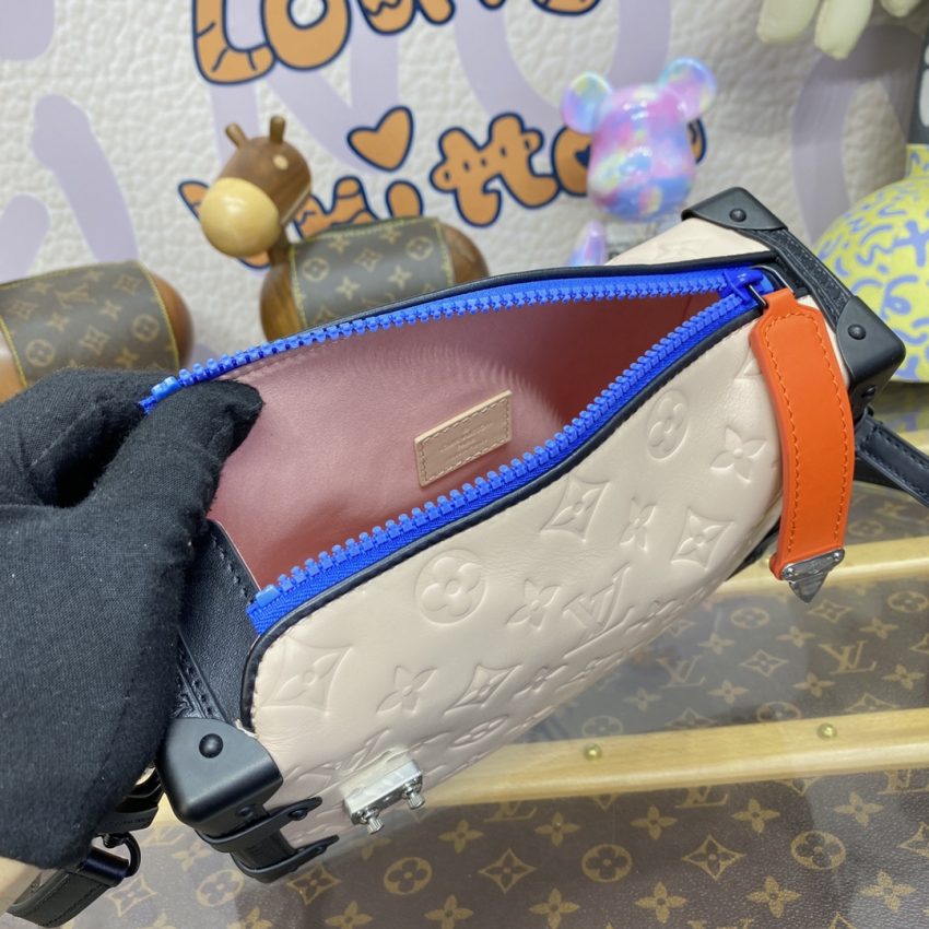 Replica Louis Vuitton Side Trunk White - premium 1:1 fake handbag model