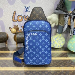Replica Louis Vuitton Avenue Slingbag Blue - near-authentic luxury replica handbag