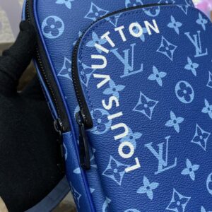 Replica Louis Vuitton Avenue Slingbag Blue - high-quality designer bag clone