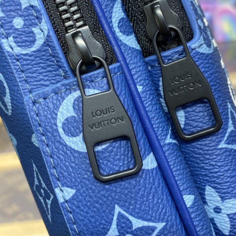 Replica Louis Vuitton Avenue Slingbag Blue - 1:1 designer replica handbag