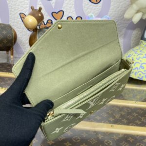 Replica Louis Vuitton Félicie Pochette Green - premium-grade designer purse dupe