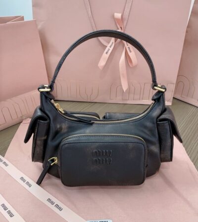 Replica Miu Miu Nappa Pocket Bag - authentic-look luxury purse replica
