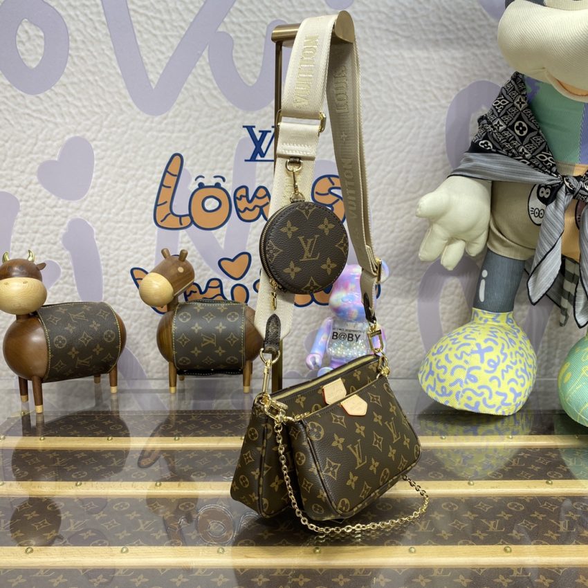 Replica Louis Vuitton Multi Pochette Triple Bag - high-end fake designer purse