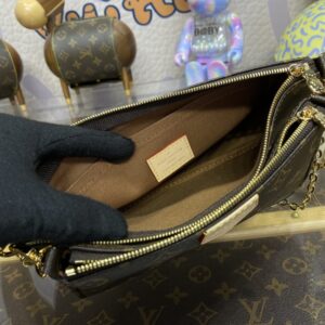 Replica Louis Vuitton Multi Pochette Triple Bag - premium 1:1 fake handbag model