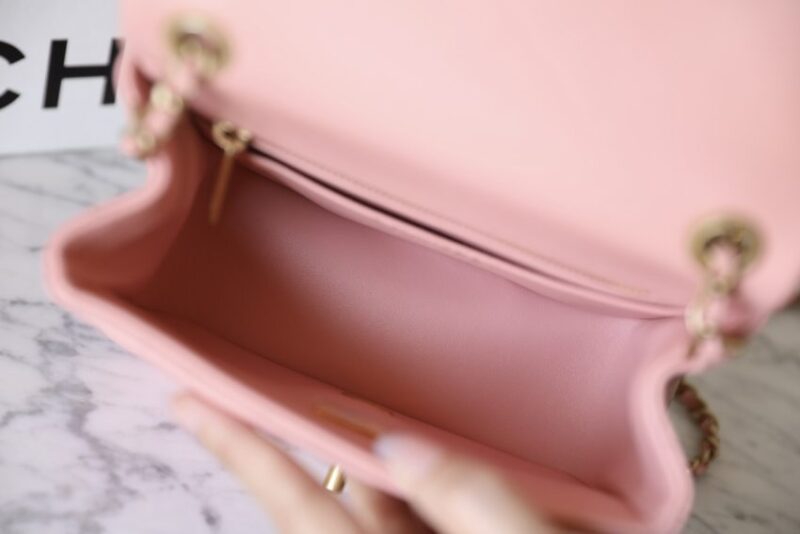 Replica CHANEL CF 17cm Golden Ball Pink - premium 1:1 fake handbag model