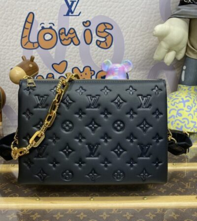 Replica Louis Vuitton Coussin Black - premium 1:1 fake handbag model