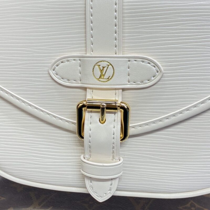 Replica Louis Vuitton Saumur White - high-accuracy replica luxury purse